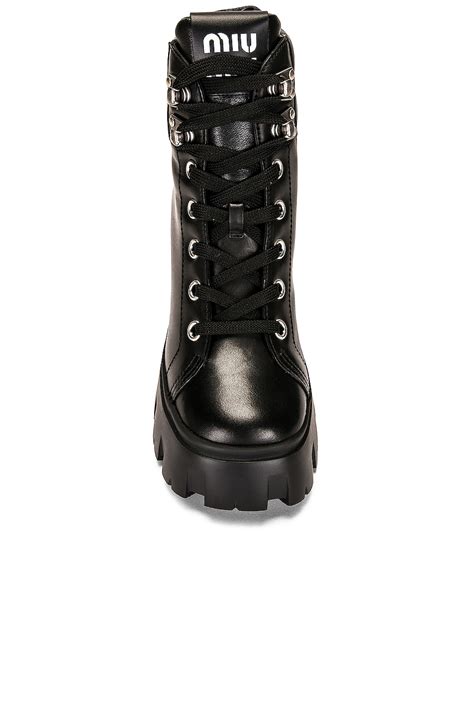 miu miu lace up ankle boots
